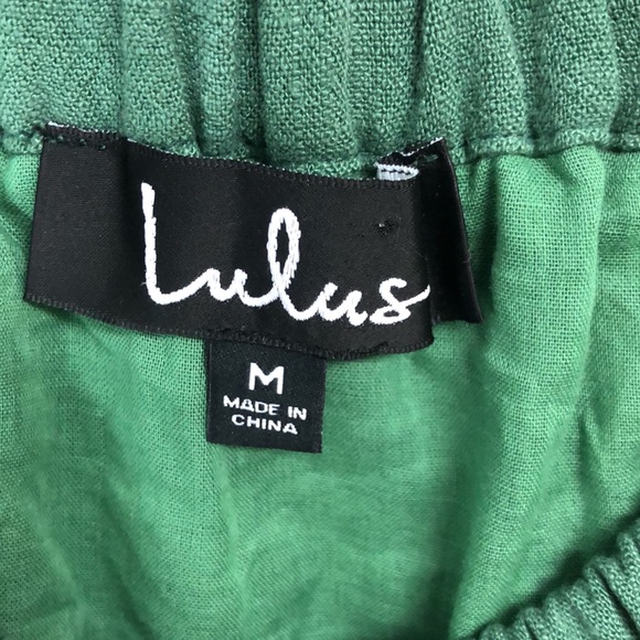 Lulu’s Off The Shoulder Al Fresco Tie Sleeve M - Picture 6 of 8